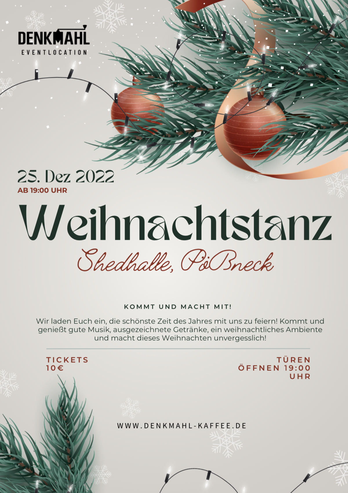 Eventlocation Shedhalle Pößneck Denkmahl Rösterei